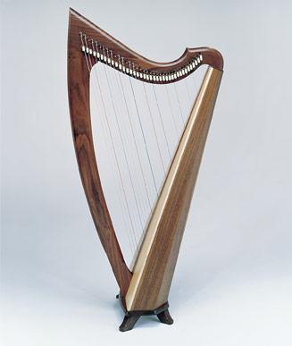 Triplett Eclipse Harp w/ levers and case, 38 strings Harps Triplett   