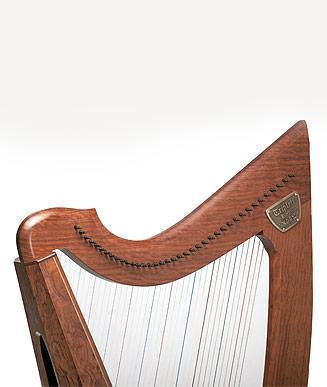 Triplett Eclipse Harp w/ levers and case, 38 strings Harps Triplett   
