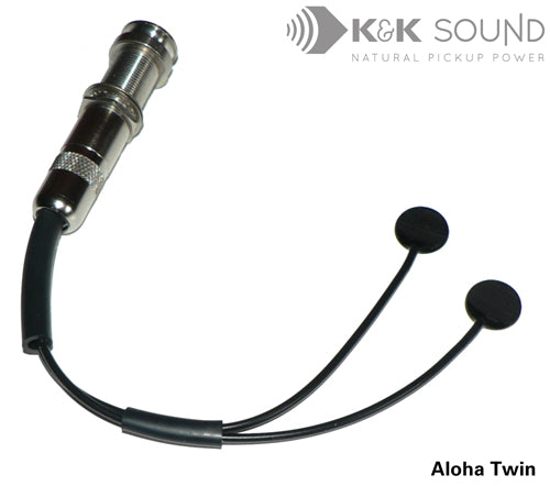 K&K Aloha Twin Double-Sensor Pickup for Ukulele Pickups & Transducers K&K Sound   