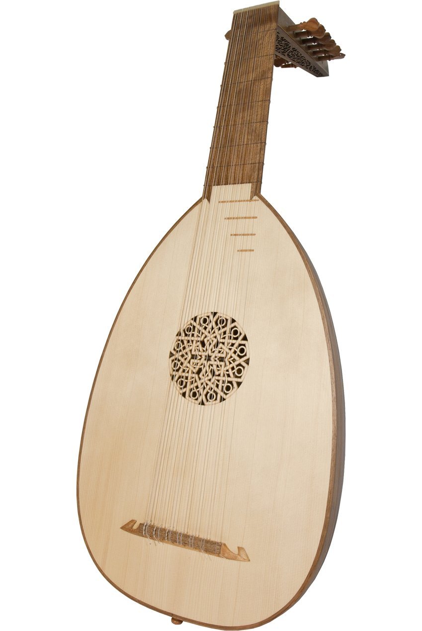 Roosebeck Deluxe 7-Course Lute - Walnut Lutes Roosebeck   