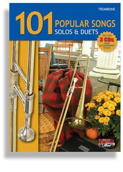 101 Popular Songs for Trombone * Solos & Duets * with 3 CDs Media Santorella   