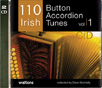 110 Irish Button Accordion Tunes 2-CD Set Media Hal Leonard   