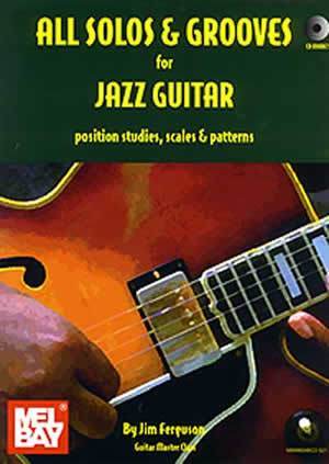 All Solos and Grooves for Jazz Guitar  Book/CD Set Media Mel Bay   