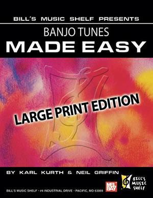 Banjo Tunes Made Easy, Large Print Edition Media Mel Bay   