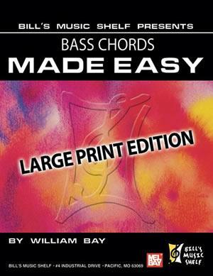Bass Chords Made Easy, Large Print Edition Media Mel Bay   