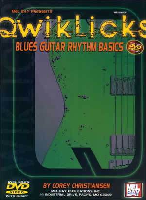 Blues Guitar Rhythm Basics  DVD/Chart Set Media Mel Bay   