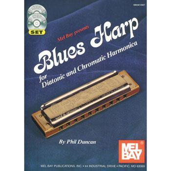 Blues Harp for Diatonic and Chromatic Harmonica Media Mel Bay   