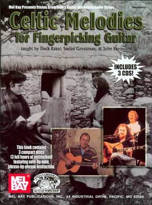 Celtic Melodies for Fingerpicking Guitar  Book/3-CD Set Media Mel Bay   