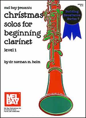 Christmas Solos for Beginning Clarinet Media Mel Bay   