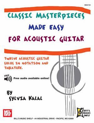 Classic Masterpieces Made Easy for Acoustic Guitar Media Mel Bay   