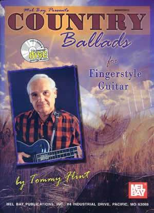 Country Ballads for Fingerstyle Guitar  Book/CD Set Media Mel Bay   
