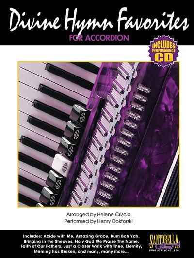 Divine Hymns for Accordion with Performance CD Media Santorella   