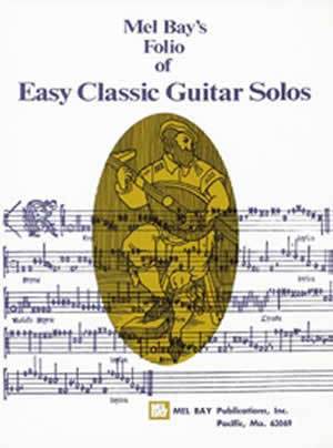 Easy Classic Guitar Solos Media Mel Bay   