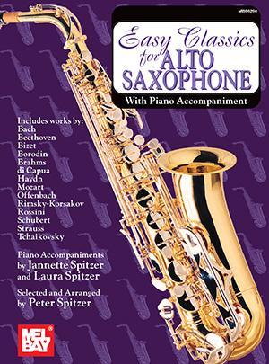 Easy Classics for Alto Saxophone Media Mel Bay   