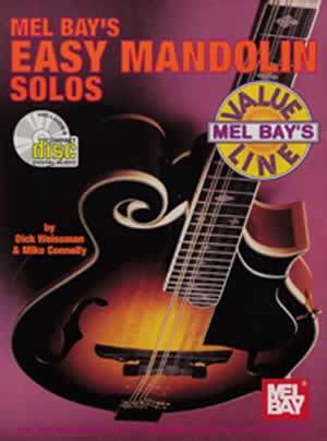 Easy Mandolin Solos  Book/CD Set Media Mel Bay   