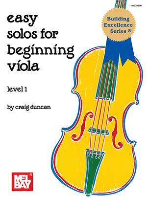 Easy Solos for Beginning Viola Media Mel Bay   