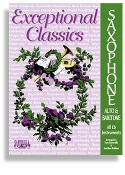 Exceptional Classics for Alto Sax with CD Media Santorella   