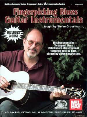 Fingerpicking Blues Guitar Instrumentals  Book/3-CD Set Media Mel Bay   