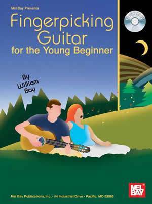 Fingerpicking Guitar for the Young Beginner  Book/CD Set Media Mel Bay   