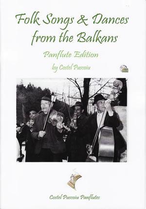 Folk Songs & Dances From The Balkans - Pan Flute  Book/CD Set Media Mel Bay   