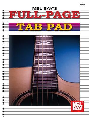 Full-Page Tab Pad Media Mel Bay   