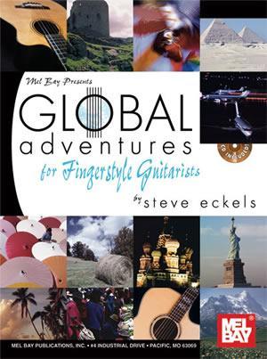 Global Adventures for Fingerstyle Guitarists Book/Cd Set Media Mel Bay   
