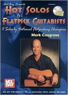 Hot Solos for Flatpick Guitarists  Book/CD Set Media Mel Bay   