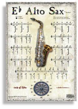 Instrumental Poster Series - Alto Sax Media Santorella   
