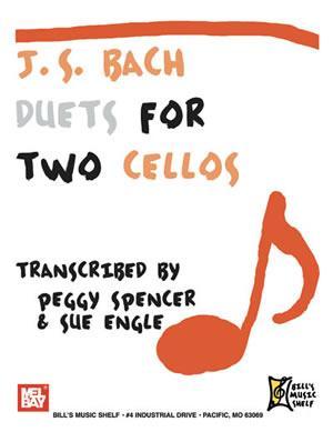 J.S. Bach:  Duets for Two Cellos Media Mel Bay   