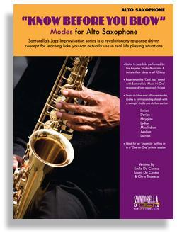 Know Before You Blow - Jazz Modes for Alto Sax with CD Media Santorella   
