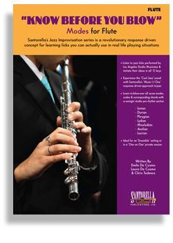 Know Before You Blow - Jazz Modes for Flute with CD Media Santorella   
