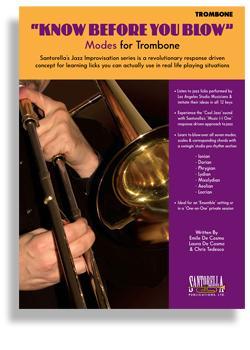 Know Before You Blow - Jazz Modes for Trombone with CD Media Santorella   