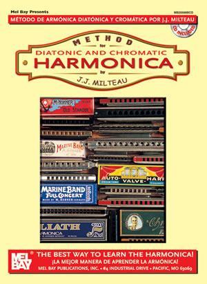 Method for Diatonic and Chromatic Harmonica  Book/CD Set Media Mel Bay   