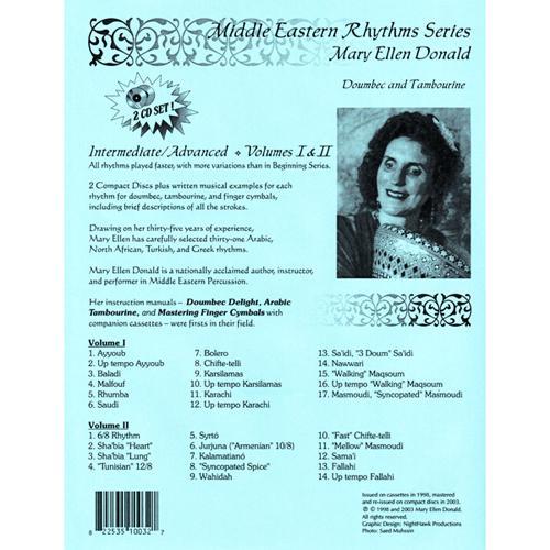 Middle Eastern Rhythms for Intermediate/Advanced Book & CD, Vol. 1 & 2 Media Lark in the Morning   