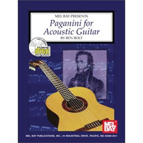 Paganini for Acoustic Guitar Media Mel Bay   