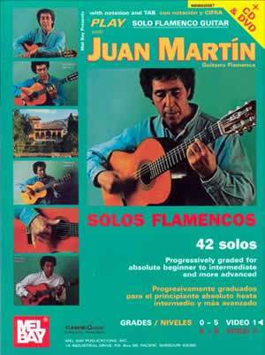 Play Solo Flamenco Guitar with Juan Martin  Book/CD/DVD Set Media Mel Bay   