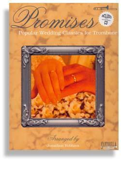 Promises Wedding Classics for Trombone with CD Media Santorella   