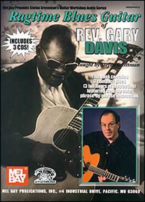 Ragtime Blues Guitar of Rev. Gary Davis Book/3-CD Set Media Mel Bay   