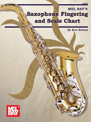 Saxophone Fingering & Scale Chart Media Mel Bay   