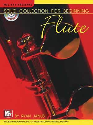 Solo Collection for Beginning Flute  Book/CD Set Media Mel Bay   
