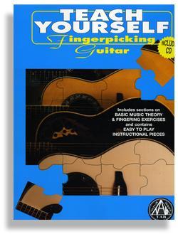 Teach Yourself Fingerpicking Guitar with CD Media Santorella   