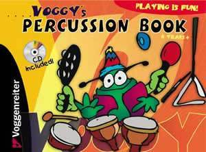 Voggy's Percussion Book  Book/CD Set Media Mel Bay   
