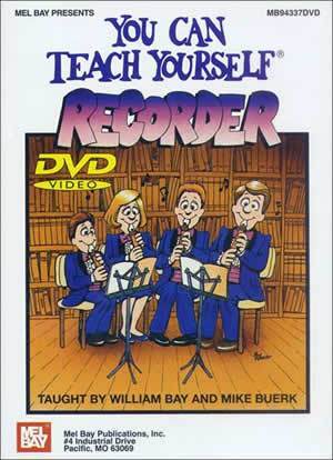 You Can Teach Yourself Recorder DVD Media Mel Bay   