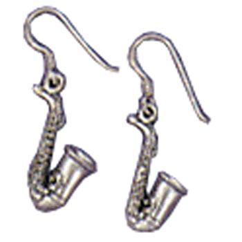 Sax Earrings Musical Jewelry Lark in the Morning   