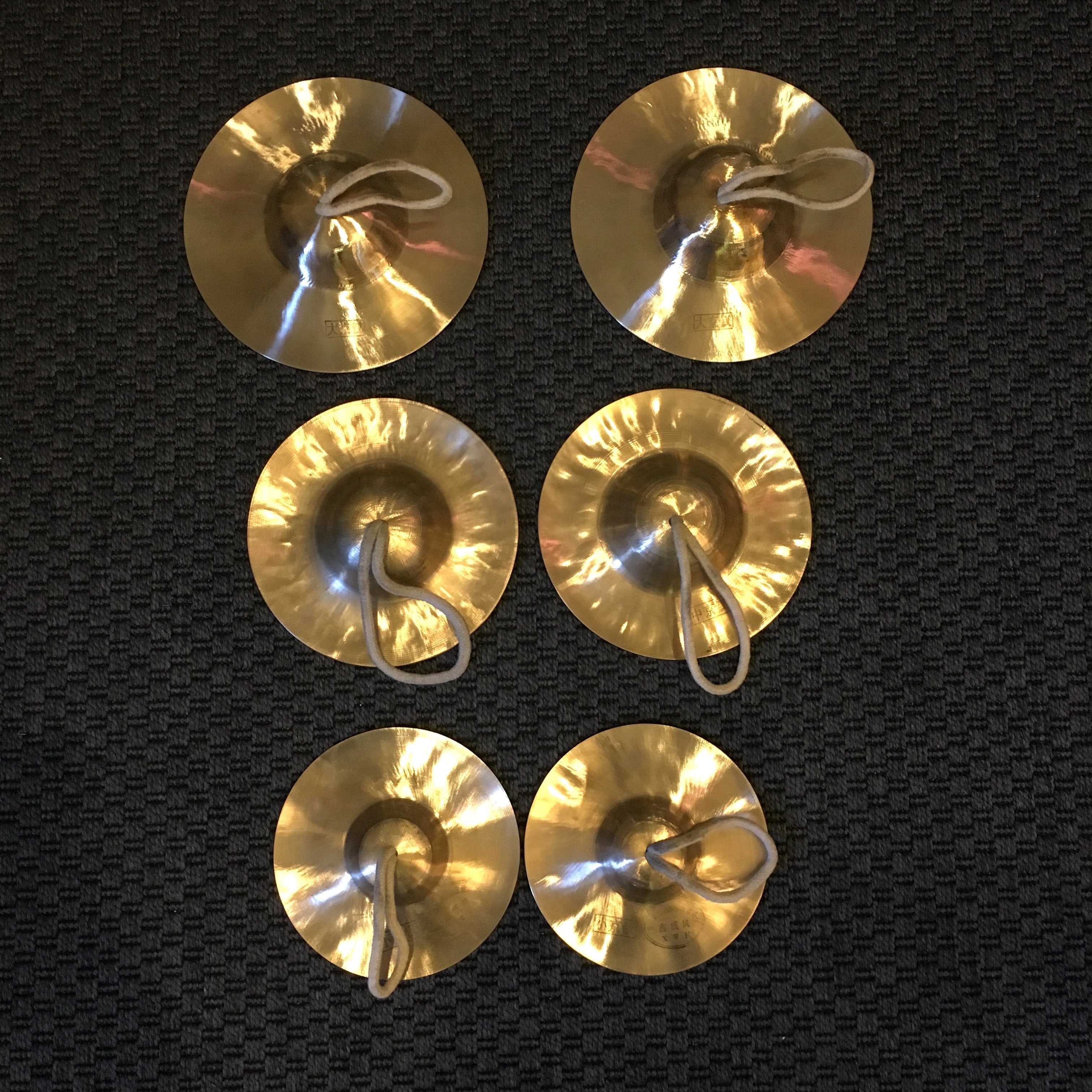 Chinese Brass Cymbals with Straps Pair (6, 7, or 8 Inch) – Lark in