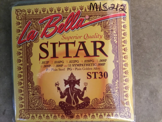 La Bella Sitar String Set Accessories_Strings La Bella