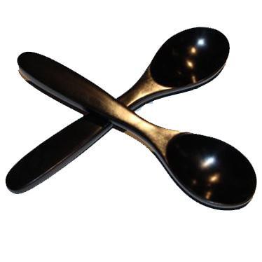 Beautiful Musical Spoons Ebony Pair 6 Inch Spoons Lark in the Morning   